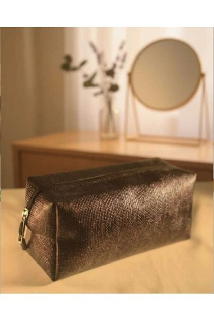 Leather Makeup Bag 21X9X8