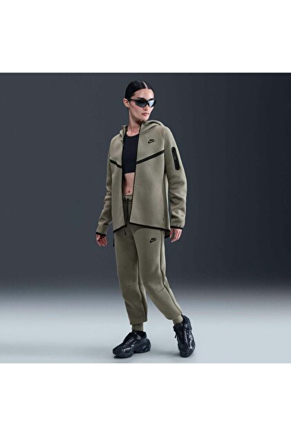 Nike Sportswear Tech Fleece Windrunner Full-Zip Kadın Yeşil Günlük