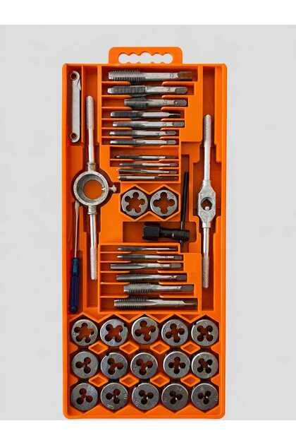 Rico RC40 Pafta Kılavuz Seti 40 Parça Metrik Diş Açma Takımı Set