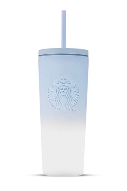 Starbucks Paslanmaz Çelik Pipetli Yumuşak Dokulu Sakura Serisi