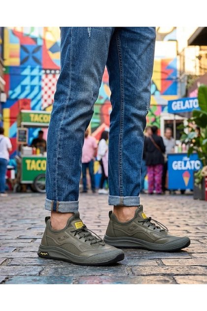 231459 Men's Gray Smoked Orthopedic Comfortable Memory Foam Sole Elastic Summer Walking Sneaker Sports Shoes