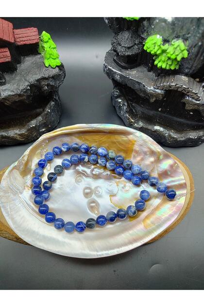 Sodalite B Quality Natural Stone String (8mm) (certified)