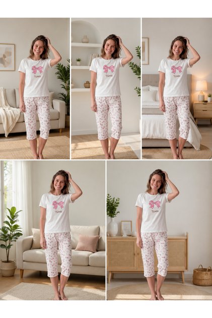 Women's Capri Pajama Set Kurdale
