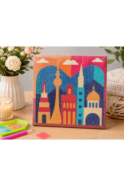 Kit Pictură cu Diamante 20x20 cm – Tablou cu Cristale