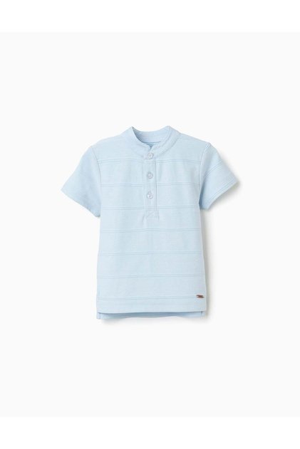 Shirt Jacquard Light Blue