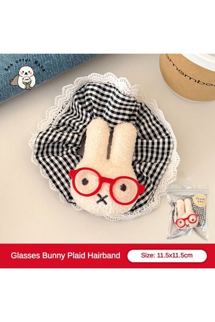 B 1/3 Pcs Cute Cartoon Bunny Hair Loop Ponytail Large Intestine Loop Hair Accessory Sweet Miffy Cos.