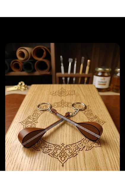 bağlama saz anahtarlık ( 2 adet anahtarlık)
