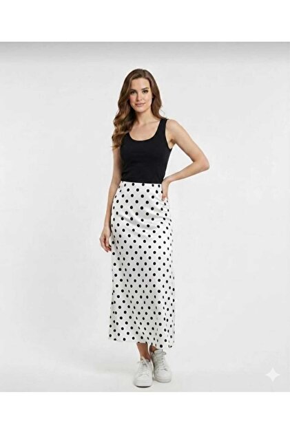 polka dot skirt