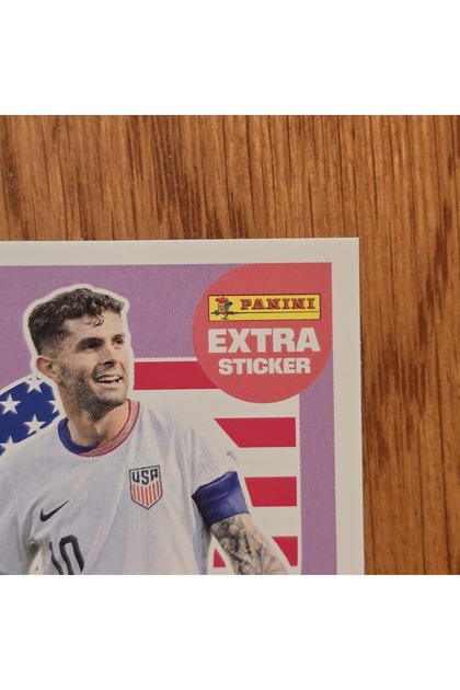 Panini FWC 26 Christian Pulisic Extra Sticker Pink Versiyon
