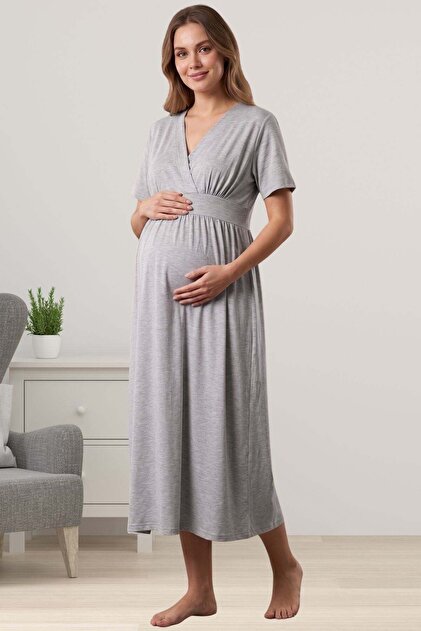 short sleeve fitted maternity dress PinkBlush Maternity Black Basic Short Sleeve Fitted Dress