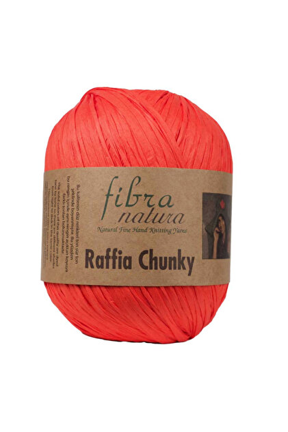 Raffia Chunky %100 Viskon – 100 g 120 m Kalın Hasır Görünümlü Örgü İpi-114-28-1 ADET