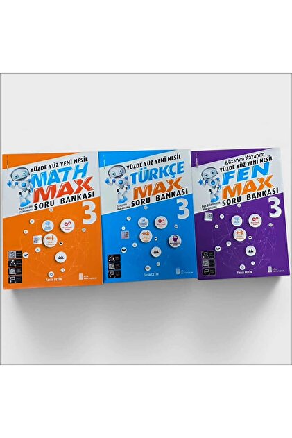 Ata Yayıncılık ATA YAYINLARI 3 SINIF MATEMATİK ,TÜRKÇE,FEN MAX