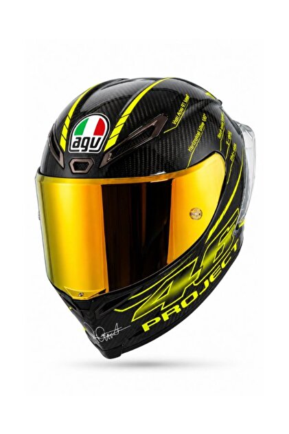 GÜMRÜK BEY AGV PISTA GP R PROJECT 46 3.0 KARBON MOTOSİKLET KASKI