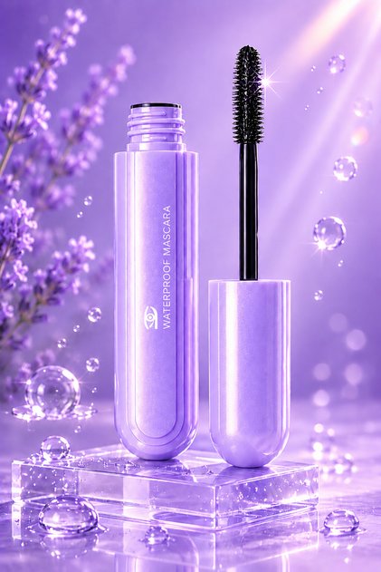 Waterproof Mascara Lengthening, Volumizing and Curling Effect Mascara Purple Series