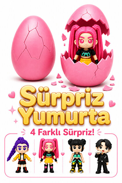 İblis Avcıları Sürpriz Yumurta 1 Adet - Çatlayan Yumurta İblis Avcıları