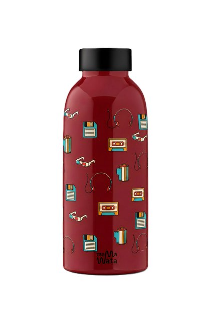 Retro Hit Stainless Steel Thermos Flask 470 ml Leak-Proof Insulated Water Bottle