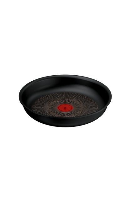 Tigaie Ingenio Excellence+ P0000524, 26 cm, strat antiaderent, tehnologie FUSIONCORE, Thermo-Signal ™ aluminiu, inducție, negru