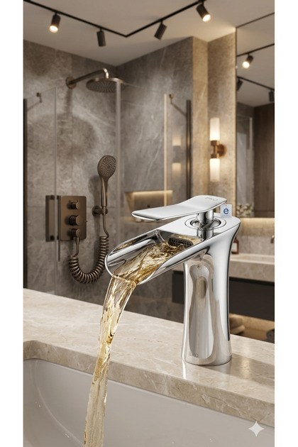 KROM ŞELALE LAVABO BATARYASI