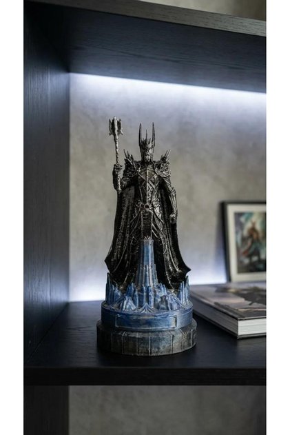 Yüzüklerin Efendisi LOTR Koleksiyonluk Sauron Figür Barad-dur Kaideli 15 cm