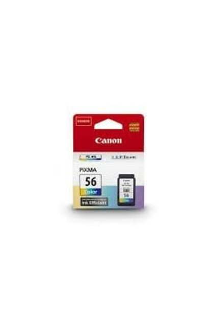 Canon CL-56 Renkli Orijinal Kartuş (Bitmeyen kartuşa uyumlu delik ve hazır) - Canon Pixma E3640/E404/E414/ E464/ E484/ E474