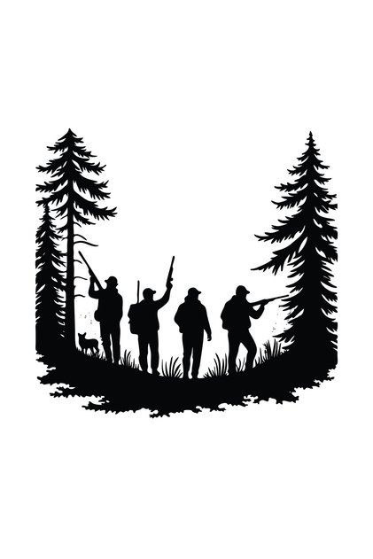 Sticker Auto Vanatoare Hunter 3 30cm Rosu