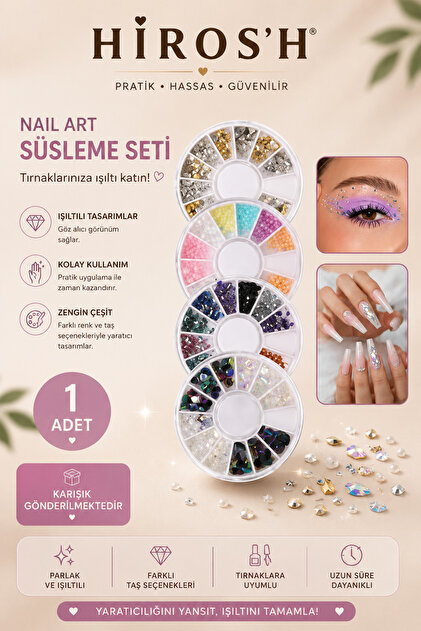 Nail Art Tırnak Süsleme Taşı 1 Adet
