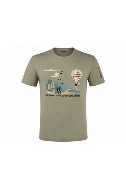 S Cut Anv Men Tee Men's Casual T-Shirt Slm25002-Haki Khaki