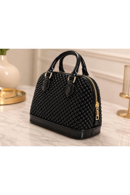 MONACO SİYAH NOİR PEARL ABİYE ÇANTA