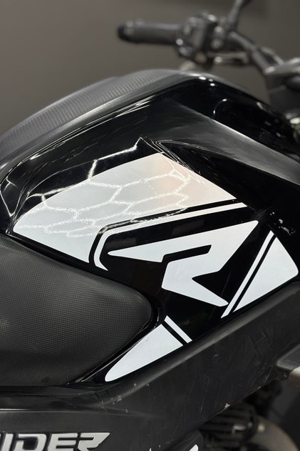 R Logo Sticker Set for Tank Sides (Right and Left) for Tvs Raider 125