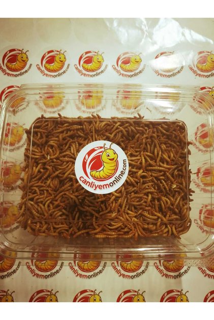 Kurutulmuş Yem 100 gram Balık yemi-Kuş yemi-Sürüngen yemi Yüksek protein.