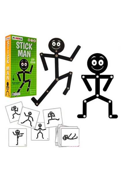 Stick Man Çöp Adam Akil Oyunu 3 Yaş+