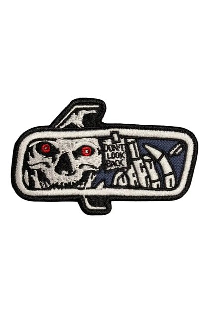 Don't Look Back Moral Peç Patch - 10x6 cm