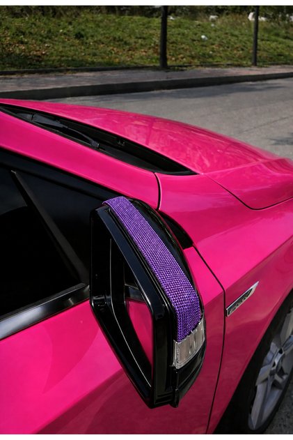 Purple-Lilac Stone Car Exterior Rear View Full Tour Dual Car Accessory