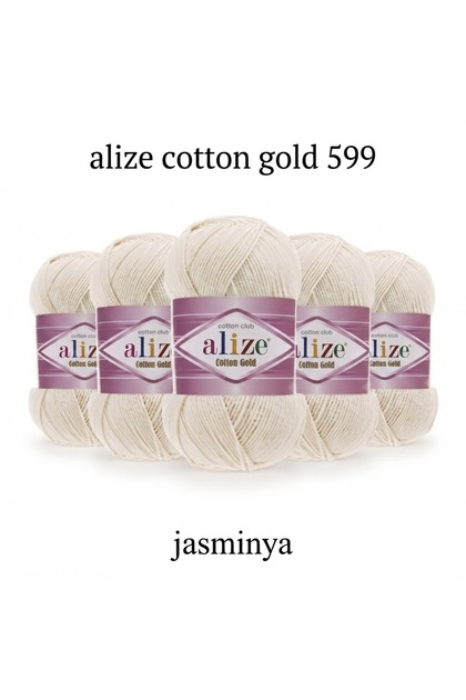 5 Adet Renk no 599 Cotton Gold Amigurumi Ipi 100 Gr El Örgü İpi Punch İpi