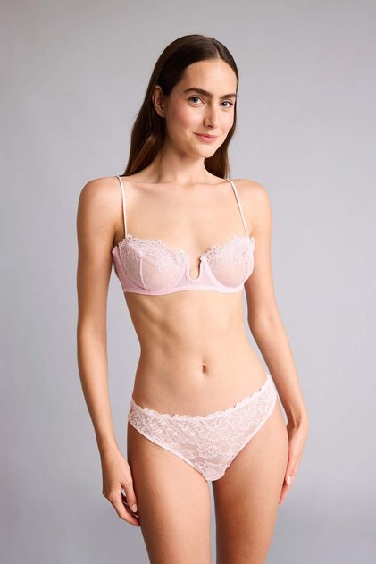 Lace Detailed Lace Brazilian Panties G1184Ax26Au