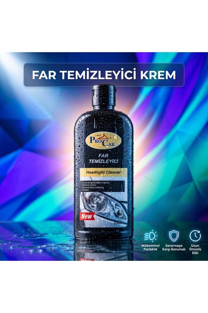 Far Temizleyici ve Parlatıcı Krem - Sararma, Matlık ve , Yenileyici (Zımparasız Uygulama)