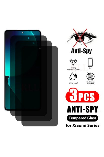 Anti Peeping 1PCS Mi 10T-10T Pro 1-4Pcs Privacy Screen Protector for Xiaomi 14 13 12 11 Lite Redmi 1