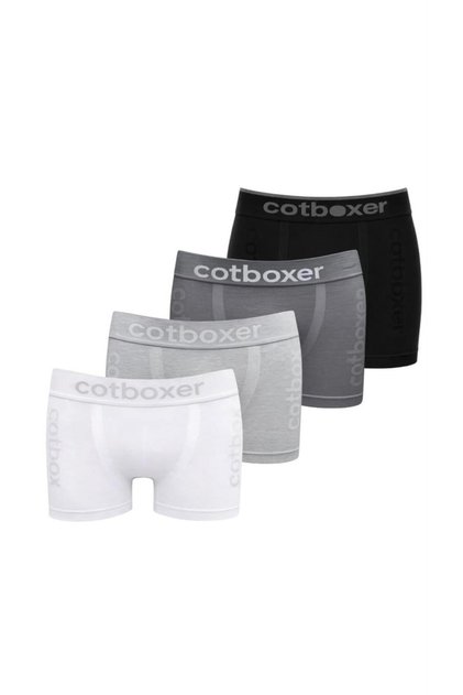Microfiber Seamless Athlete 4-Pack 4 Colors / White-Grey-Smoke-Black