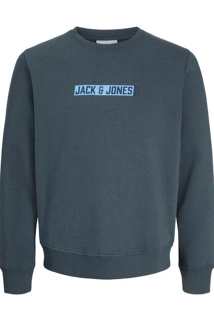 Jjmunk Sweat Crew Neck Sn Dark Gray Men's Sweatshirt 12298431