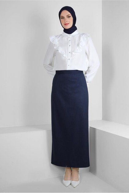 RIFFIR DETAILED SHIRT TUNIC 43812