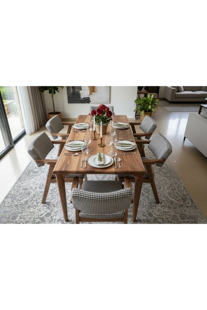 200x100 Yemek Masası, Yemek Odası Masaları , Mutfak Masaları , Ofis Masaları Kütük Masalar