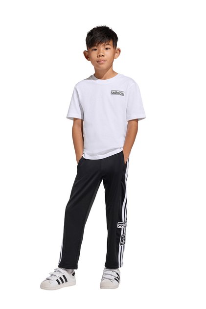 Siyah - Beyaz Erkek Çocuk Eşofman Takımı KD3990-ADIBREAK TEE ST