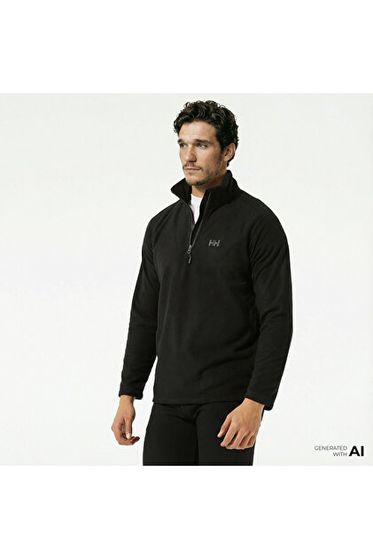 Helly Hansen Daybreaker Zip Fleece Erkek Siyah Polar - Fiyatı