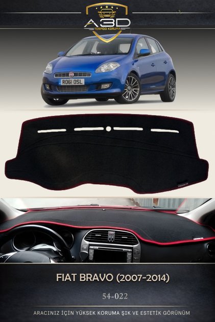 Fiat Bravo (2007-2014) Dashboard Protection Cover Towel Cover Carpet Protector Front Accessory