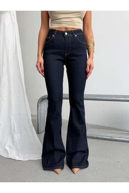 High Waist Spanish Flare Jean Pants