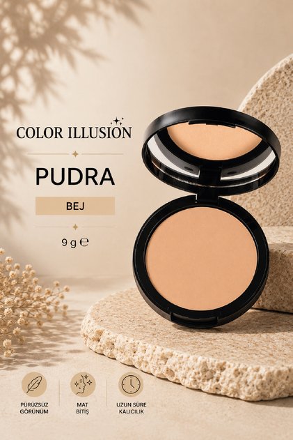 Color Illusion Pudra Bej 9 gr