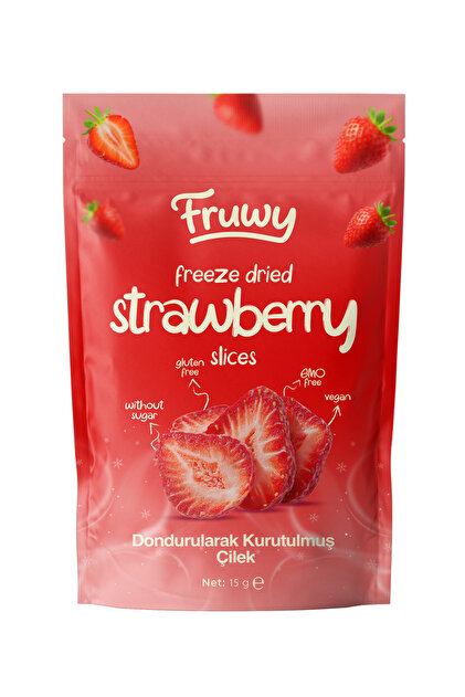 fruwy Freeze Dried Dilim Çilek - Fiyatı, Yorumları