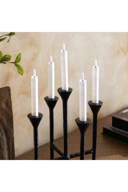 Aiden 6-piece Led Candle H20cm - White