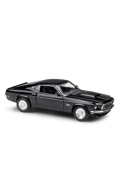 Genel Markalar 1969 Ford Mustang Boss 429 Siyah 1:24 Model Araba