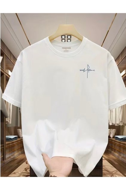Forneusfashion önü Baskılı Erkek T_shirt,erkekler İçin Yüksek Kaliteli Moda Rahat Baskılı Kısa Kollu